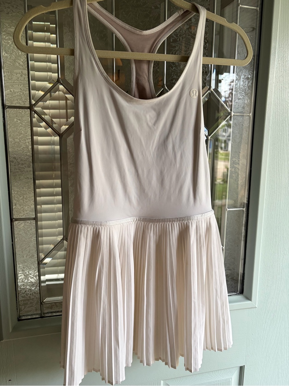 9. Size 2 LULULEMON White Tennis Dress